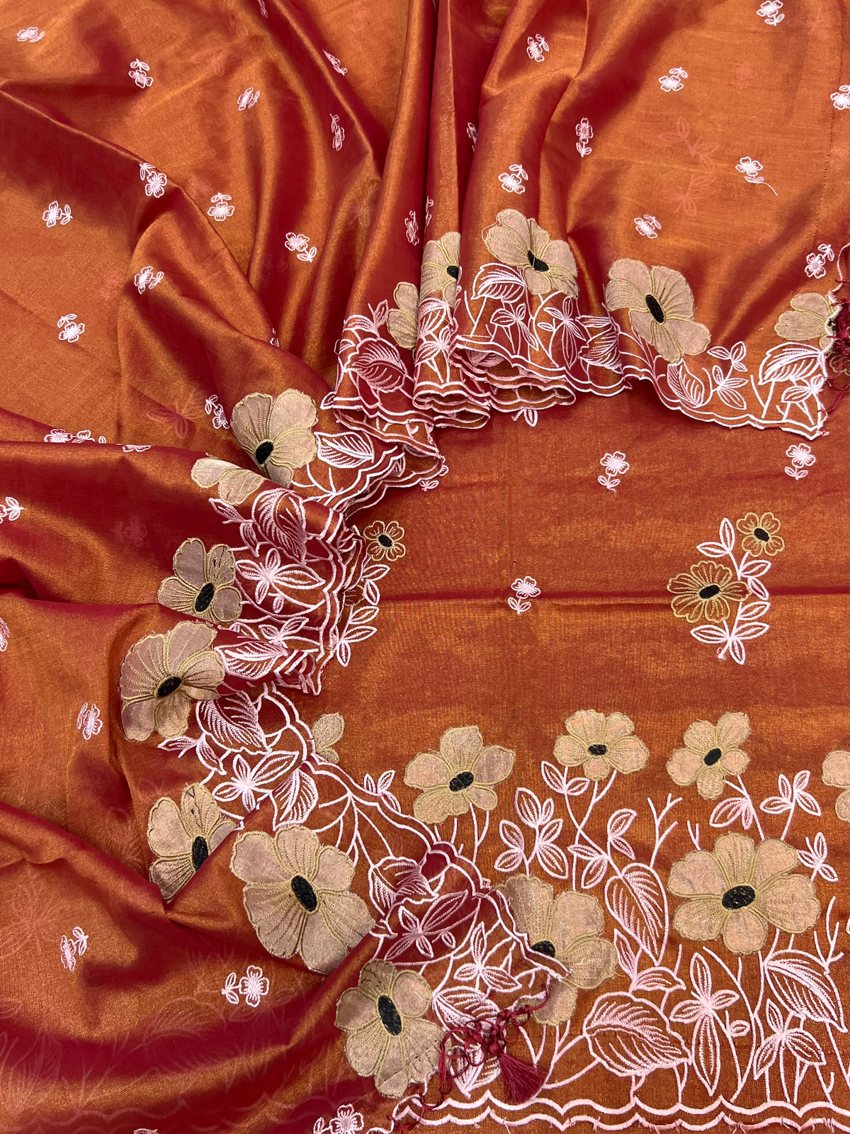 Pure cotton diamond tissue Embroidered tissue embroidered unstiched suits