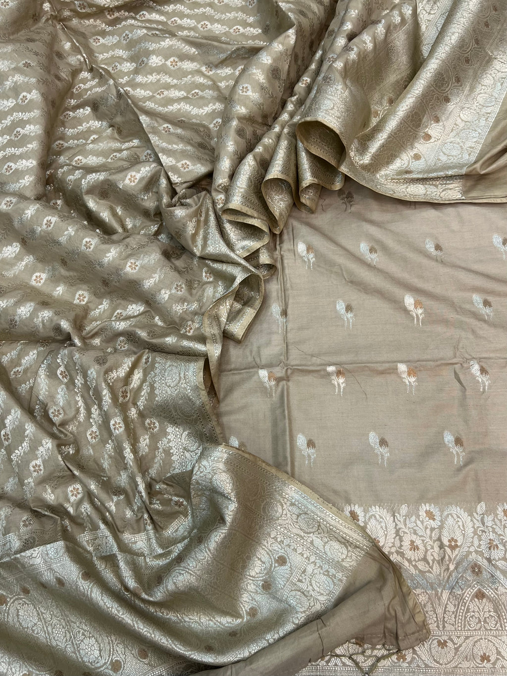 Pure Chiniya silk tilfi Mina weaved unstitched suits collections