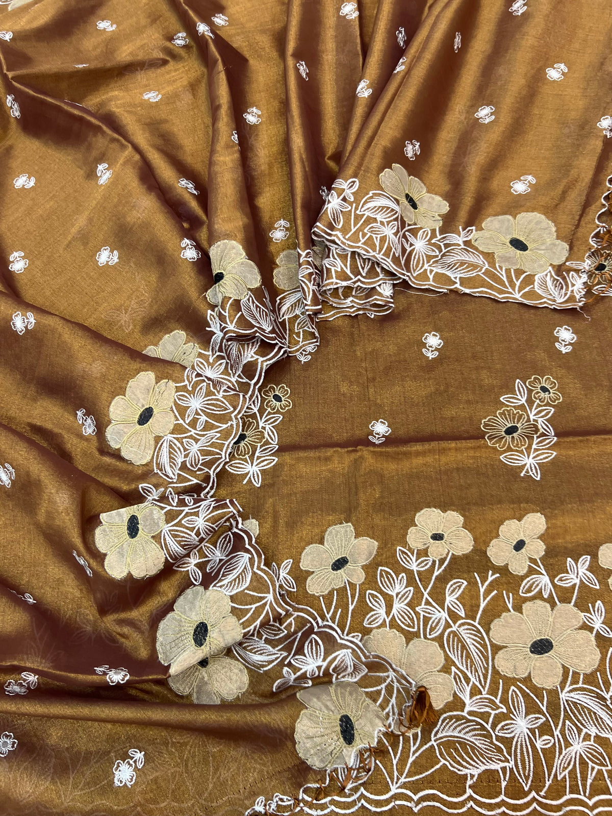 Pure cotton diamond tissue Embroidered tissue embroidered unstiched suits