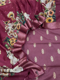 Pure Chanderi pichwai digital print unstitched suits collections