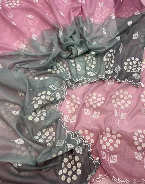 Alia Bhatt inspired pure mal Chanderi cotton Applique suits collections