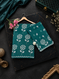 Pure mal Chanderi Alia Bhatt inspired cotton Applique cutwork suits