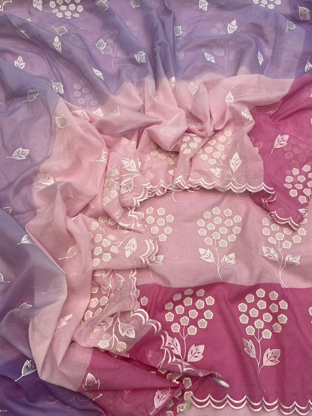 Alia Bhatt inspired pure mal Chanderi cotton Applique suits collections
