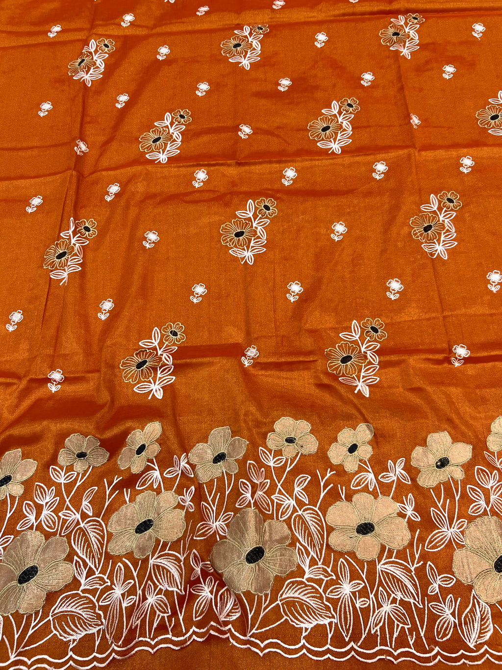 Pure cotton diamond tissue Embroidered tissue embroidered unstiched suits