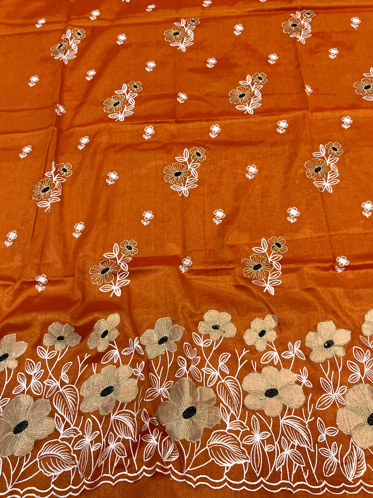 Pure cotton diamond tissue Embroidered tissue embroidered unstiched suits