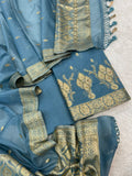 Pure Mal Chanderi Zari Weaved With Katdana Work Suits