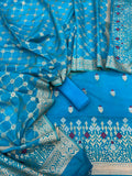 Banarasi Pure Katan Silk Mina Zari weaving Suits