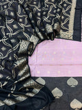 Banarasi Cotton Contrast Zari weaving Suits