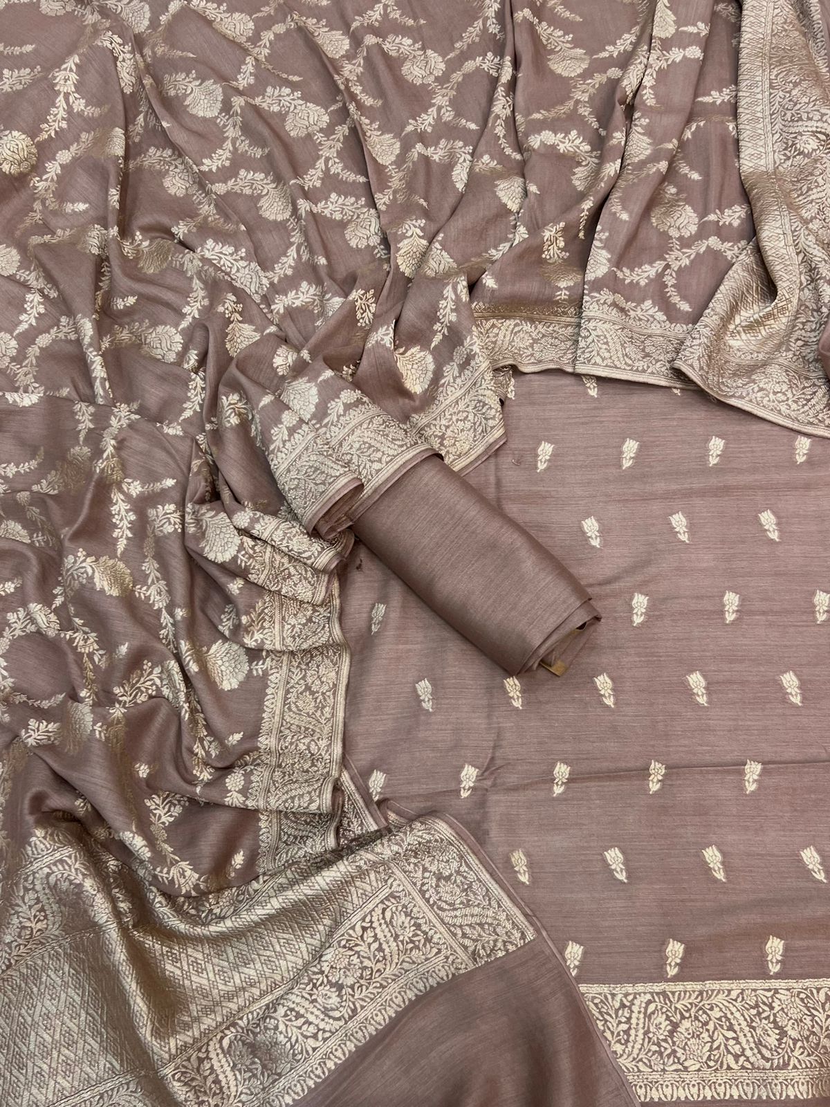 Pure Handloom ChiniyaSilk Suits