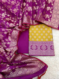 Banarasi Silk Zari Jackard Weaving Suits