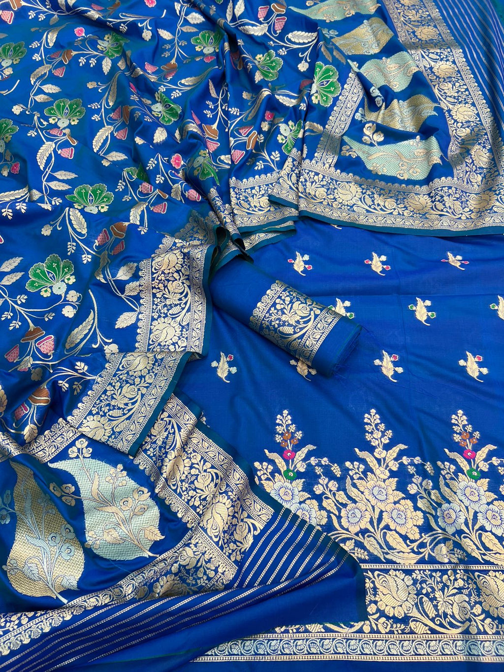 Pure Katan Silk Tilfi Mina Weaving Suits Collection