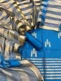 Banarasi Cotton Zari Jackard Suits
