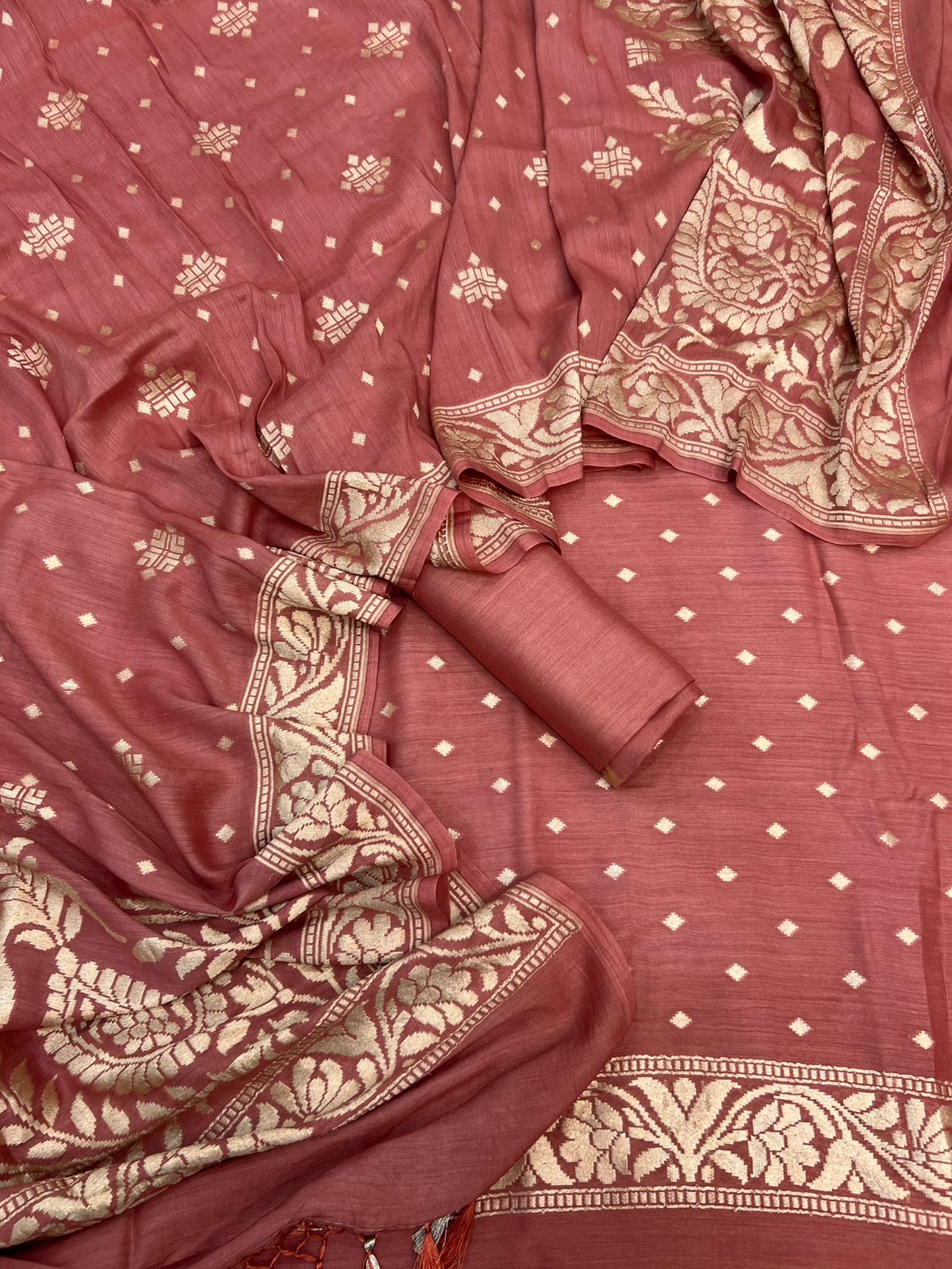 Pure Handloom ChiniyaSilk Suits