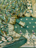 Pure Katan Silk Tilfi Mina Weaving Suits Collection