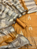Banarasi Cotton Zari Jackard Suits