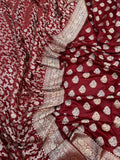 Pure Satin Silk Silver Gold Zari Weaved Handloom Suits