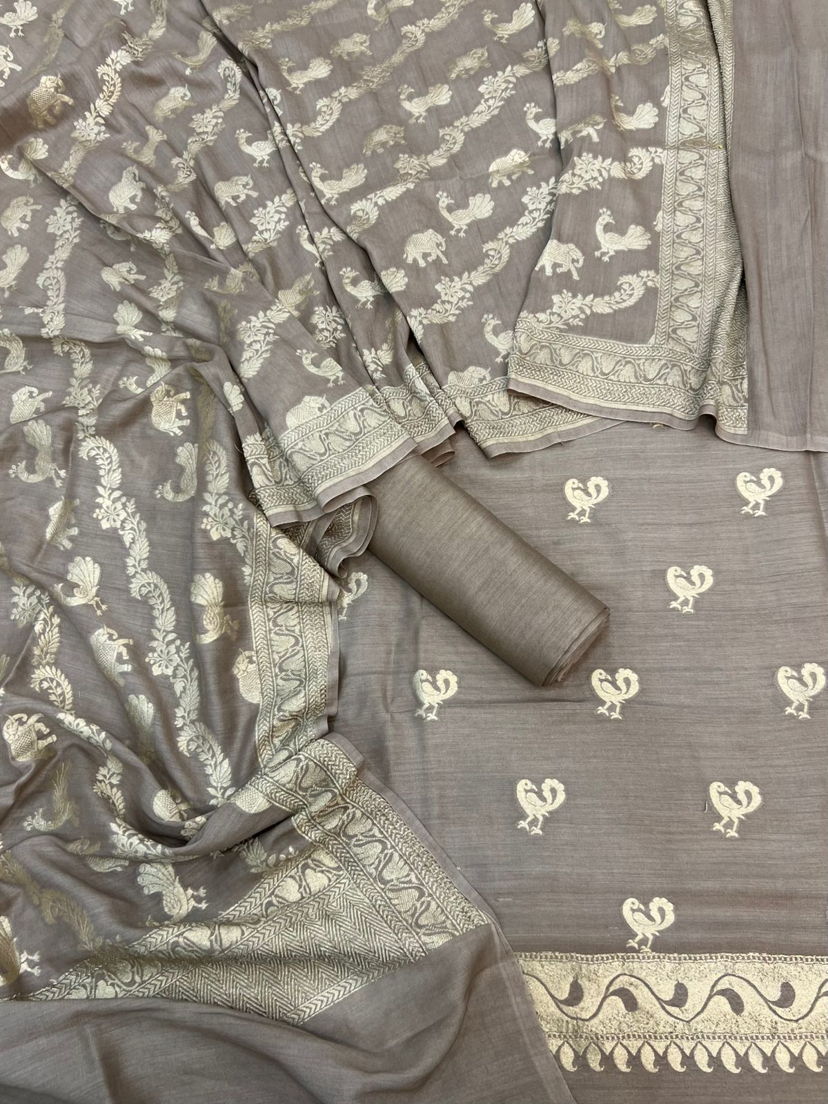 Pure Handloom ChiniyaSilk Suits