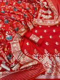 Pure Katan Silk Tilfi Mina Weaving Suits Collection